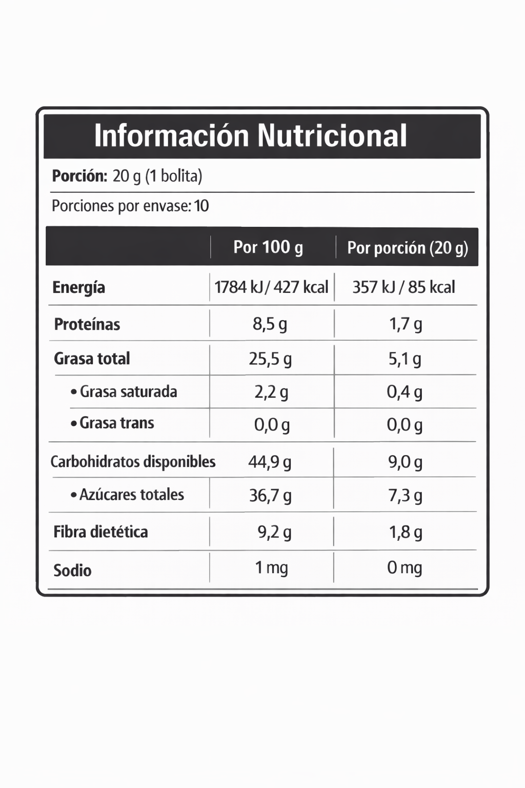 Coco Energy Balls - 10 un.