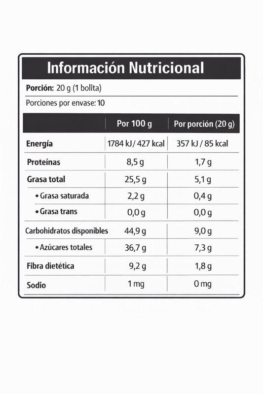 Coco Energy Balls - 10 un.