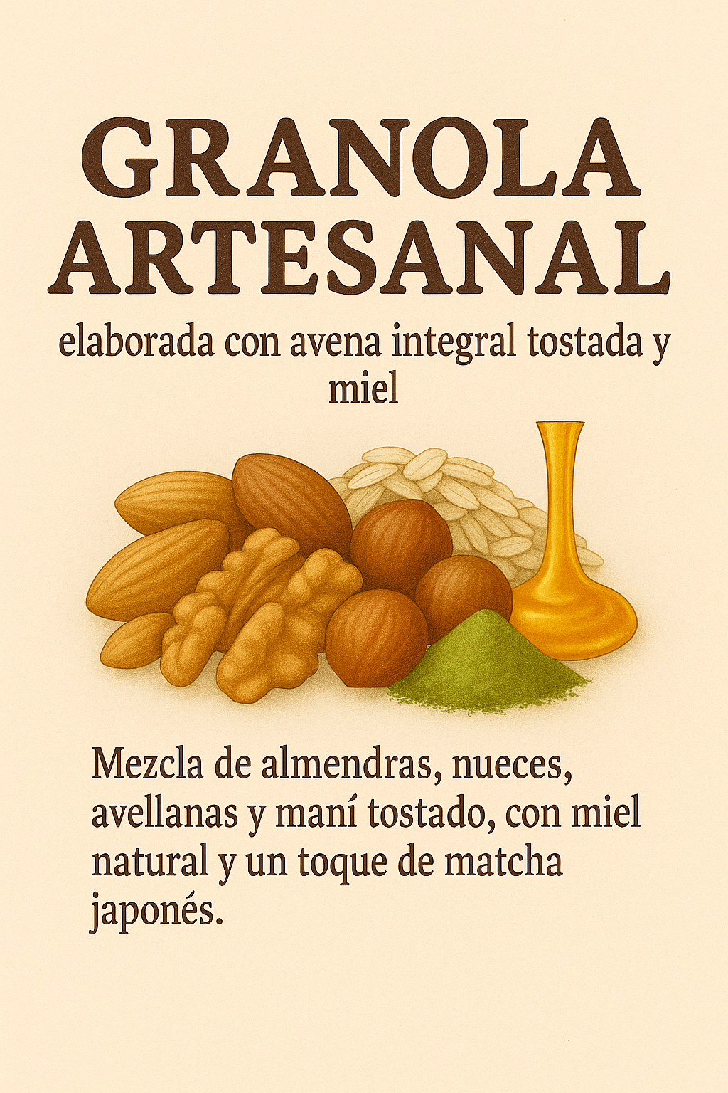 Granola Matcha Boom 40gr.